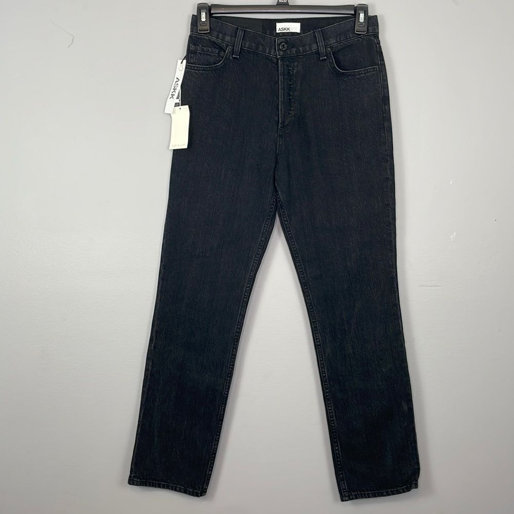 Askk NY Black High Rise Skinny Jeans. 100% Cotton. Size 27. New with tags.